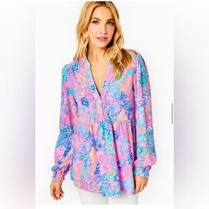 Lilly Pulitzer Winona Knit Tunic Top